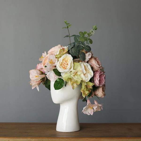 Buvala™-Head Shaped Flower Vase