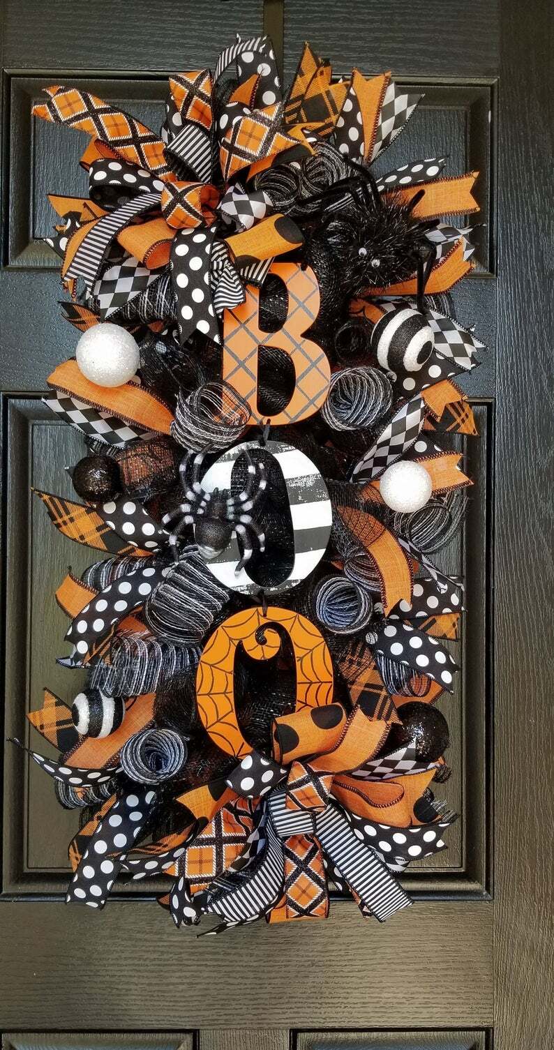 Buvala™-Halloween Swag Wreath Fall Wreath-HOT SALE