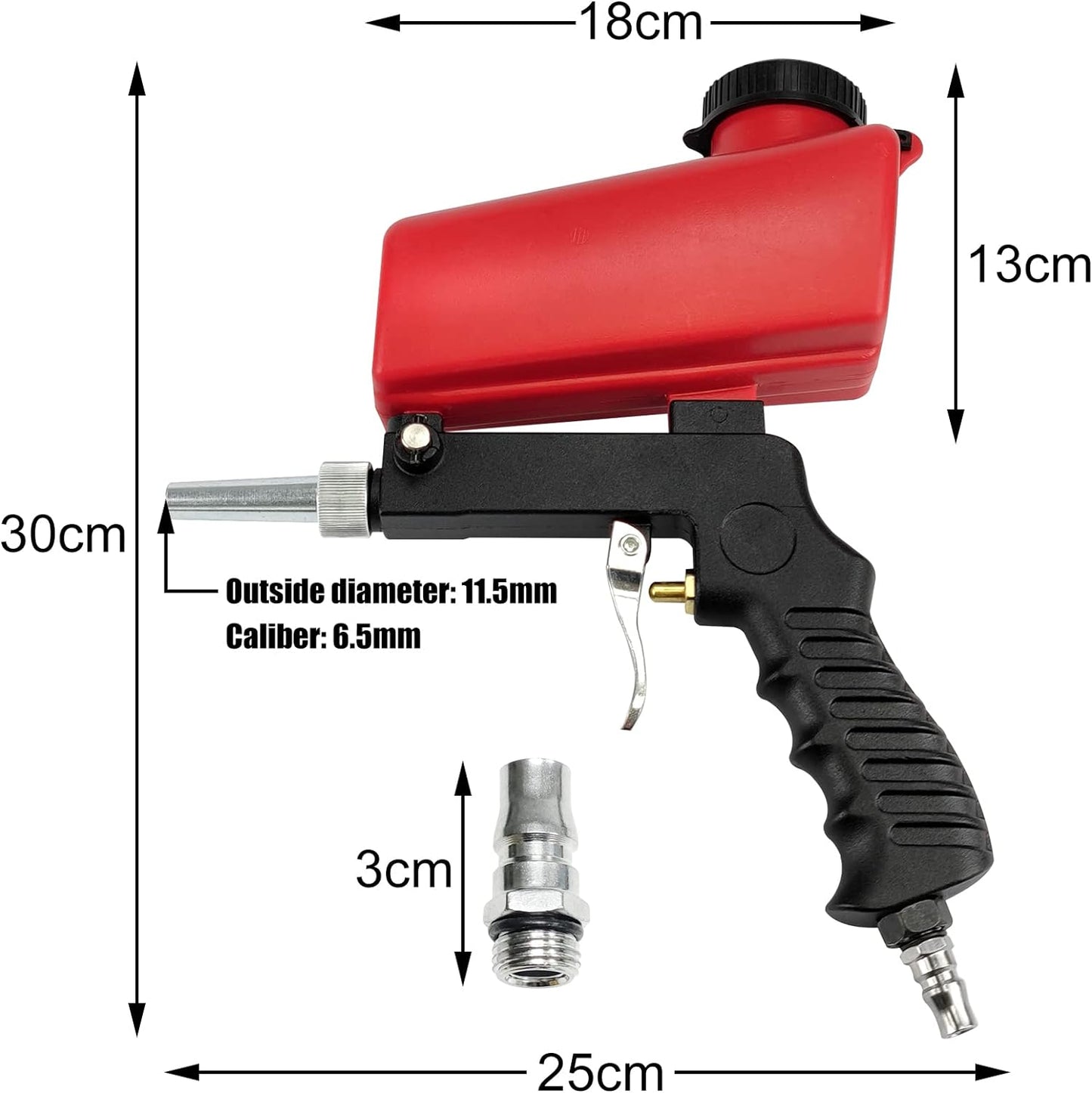 Buvala™-🔥Summer Hot Sale Promotion-49% OFF✨-Portable Pneumatic Sandblasting Gun