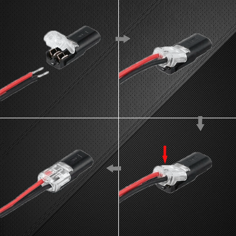 Buvala™-Double-wire Plug-in Connector With Locking Buckle(The more you buy, the more discounts you get)