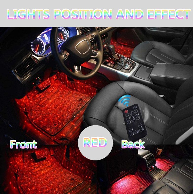 Buvala™-Car Interior Ambient Lights- (Contains 4 light bars)