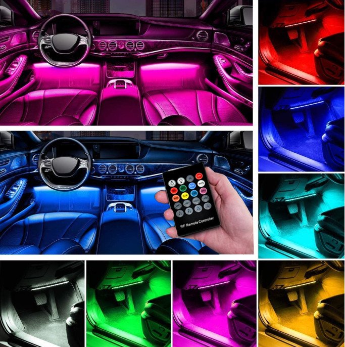 Buvala™-Car Interior Ambient Lights- (Contains 4 light bars)