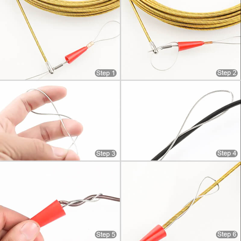 Buvala™-Universal wire lead threading device tool