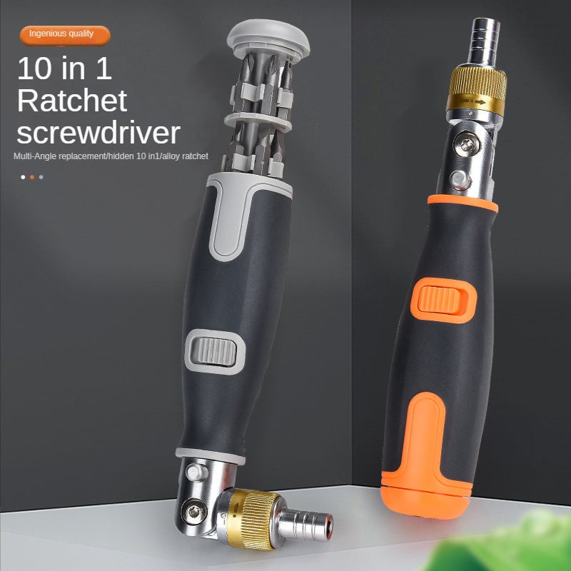 Buvala™-10 in 1 Multi-angle ratchet screwdriver Professional tools