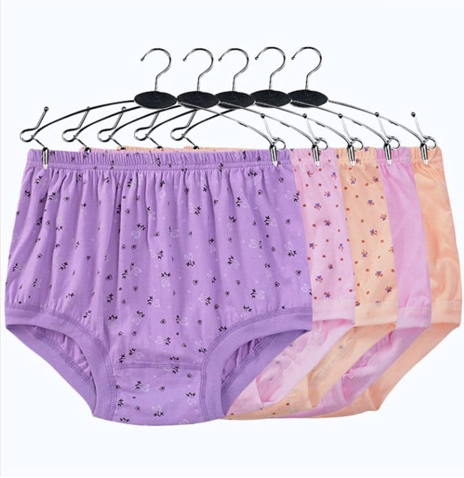 Buvala™-High-Waist Ladies Cotton Panties Plus Sizes💥5pcs Only $24.98 Today🔥