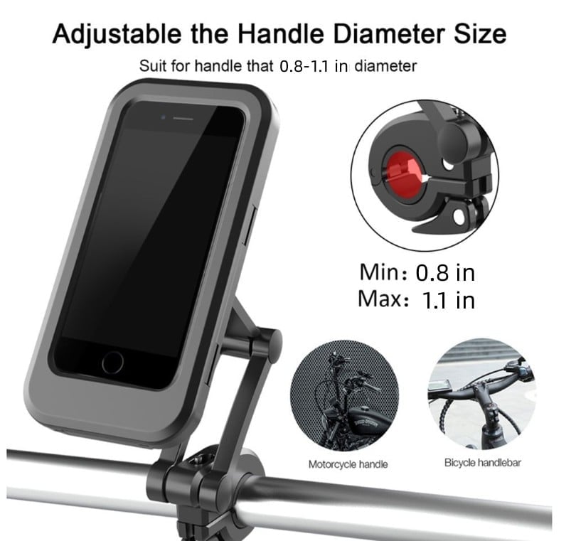 Buvala™-🔥49%OFF🔥Waterproof Bicycle & Motorcycle Phone Holder