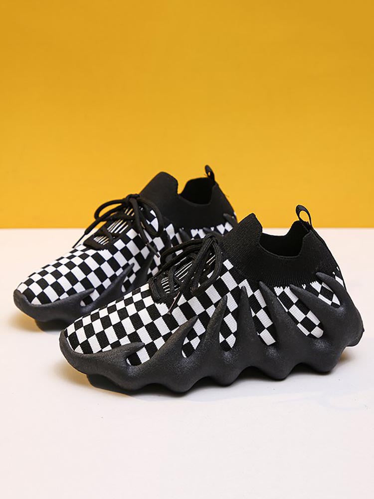 Buvala™-Lace-up Knit Breathable Sneakers