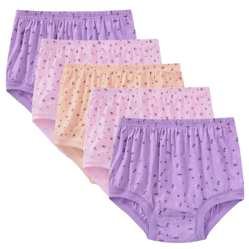 Buvala™-High-Waist Ladies Cotton Panties Plus Sizes💥5pcs Only $24.98 Today🔥