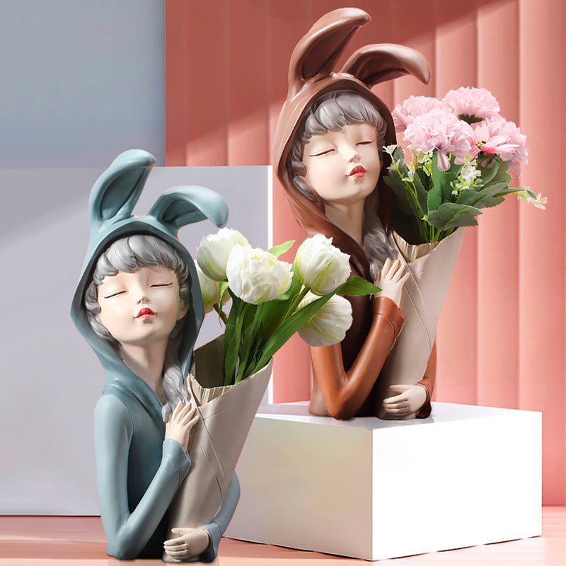 Buvala™-Bunny Girl Vase