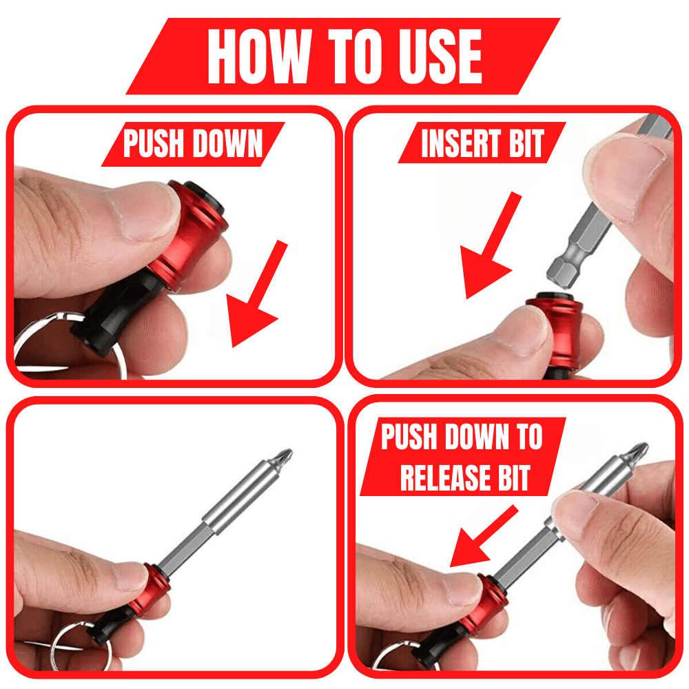 Buvala™-🔥1/4" Hexagonal screwdriver head bracket hiking buckle