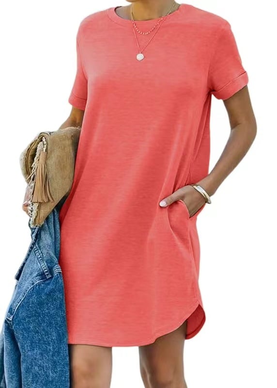 Buvala™-Short Sleeve T-shirt Dress(Buy 2 Free Shipping)