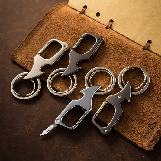 Buvala™-🔥49% OFF🔥Multifunctional pendant bottle opener metal double ring key chain