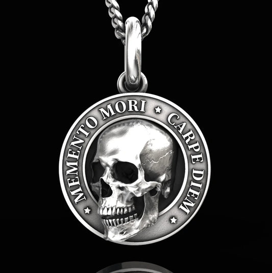 Buvala™-🍀 MEMENTO MORI SKULL PENDANT