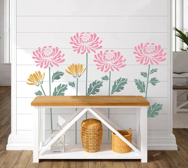 Buvala™-🔥DIY decoration🌻-Garden Fence Large Flower Stencils