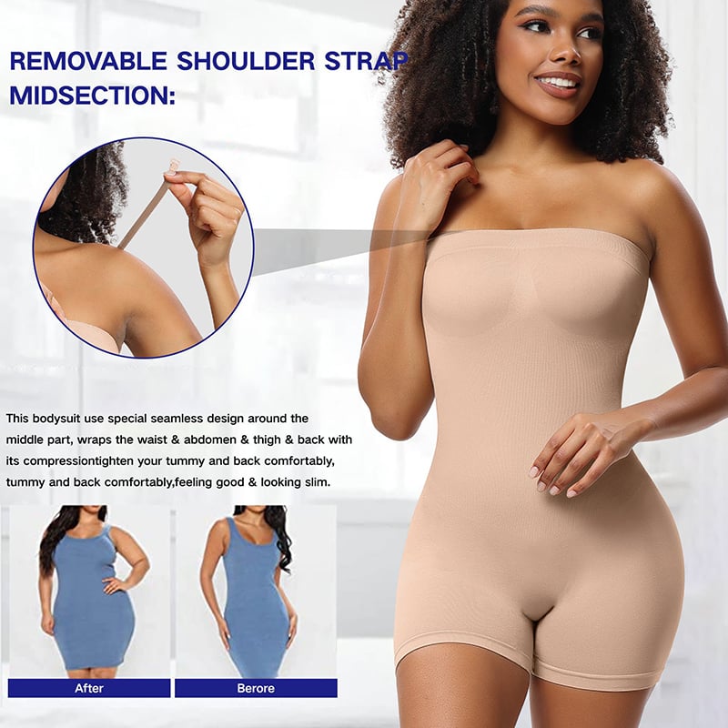 Buvala™-Bodysuit Shapewear with Removable Strap