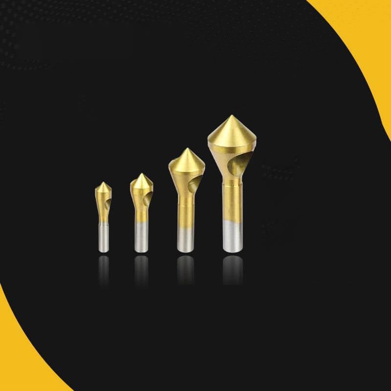 Buvala™-🔥Titanium Coated Countersink Chamfer Tool(4 PCS)