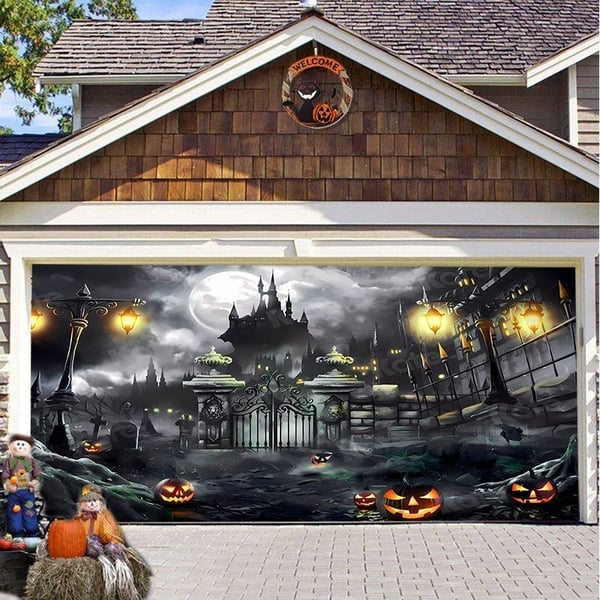 Buvala™-Hot Sale-Halloween 2024 Garage Door Decoration