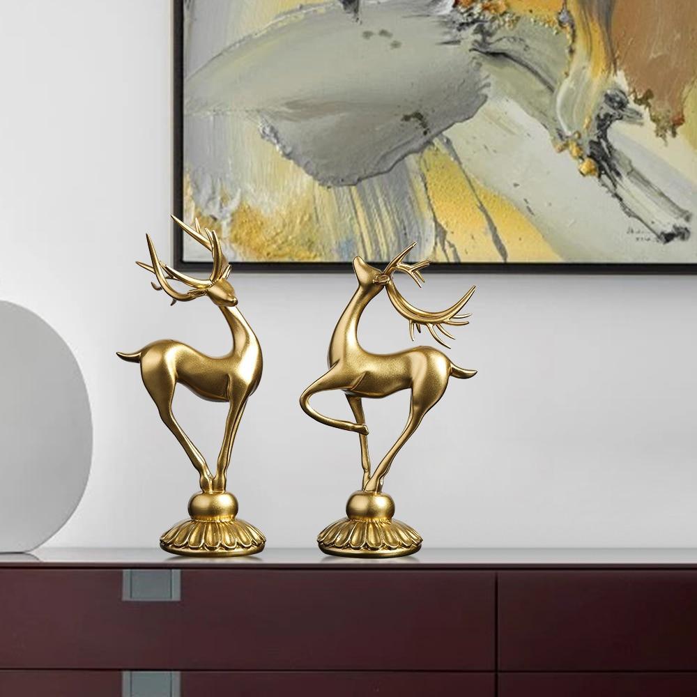 Buvala™-Handmade Golden Deer Animal Figurine