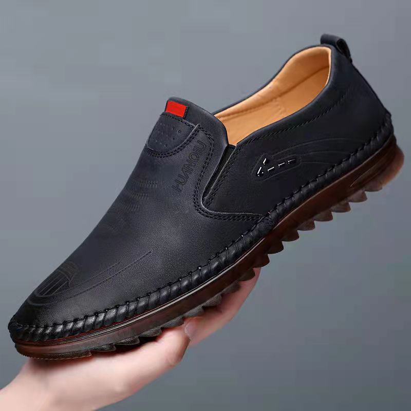 Buvala™-2024 spring new leather shoes non-slip business casual men's shoes