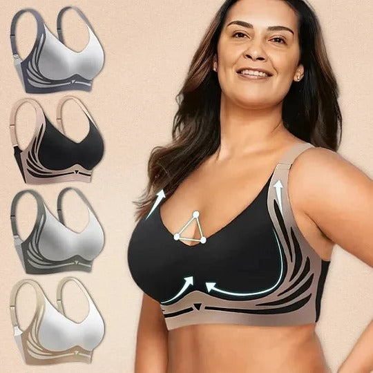 Buvala™-Super gather bra | Wireless Push-up Bra👍No more sagging breasts