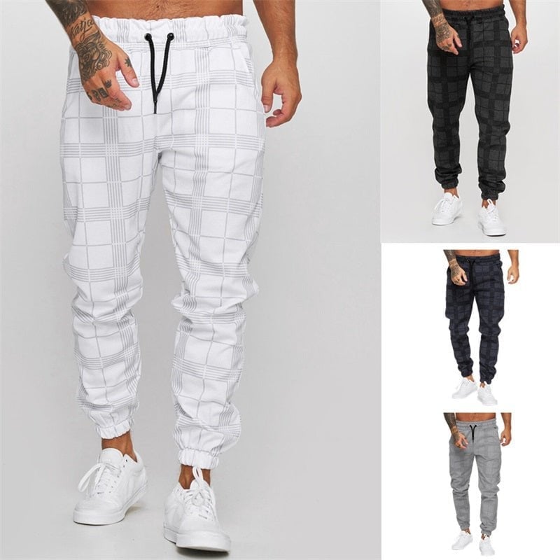 Buvala™-Men's Plaid Casual Pants