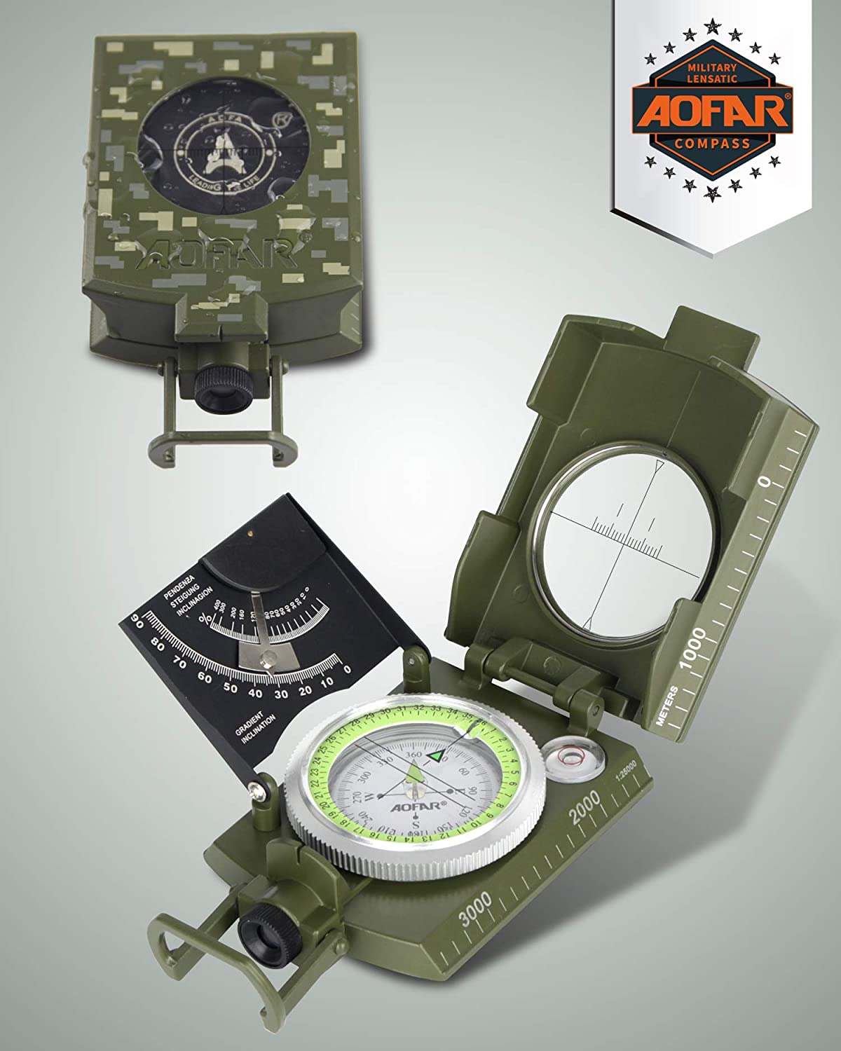 Buvala™-Multifunctional Military Aiming Navigation Compass Compass