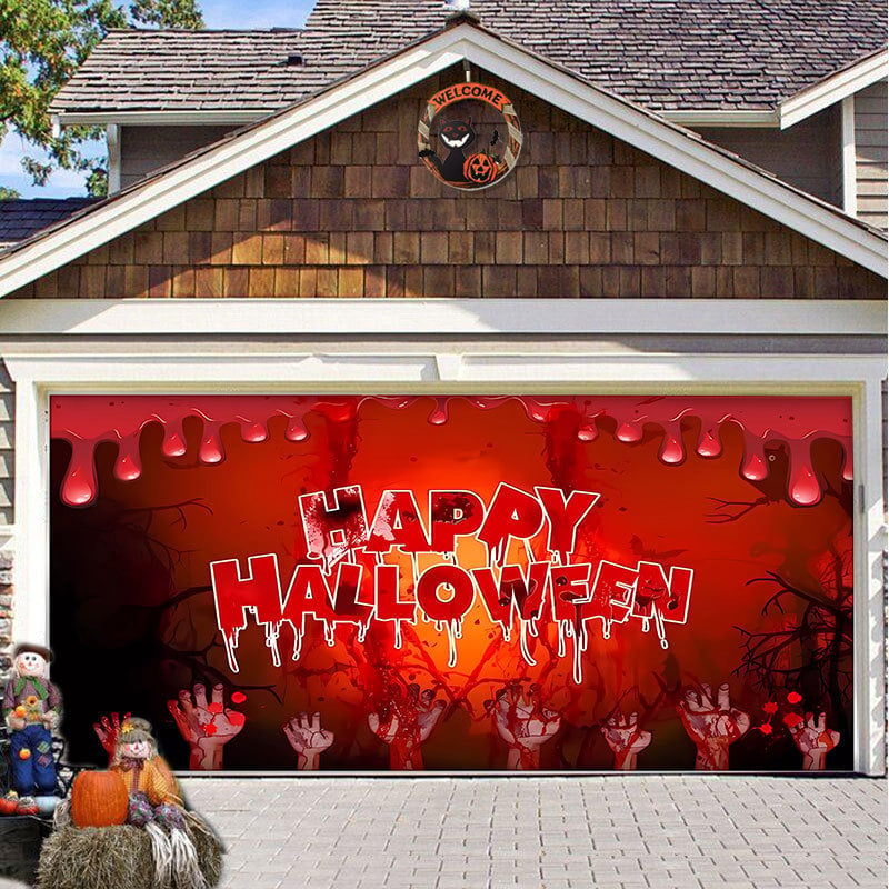 Buvala™-Hot Sale-Halloween 2024 Garage Door Decoration