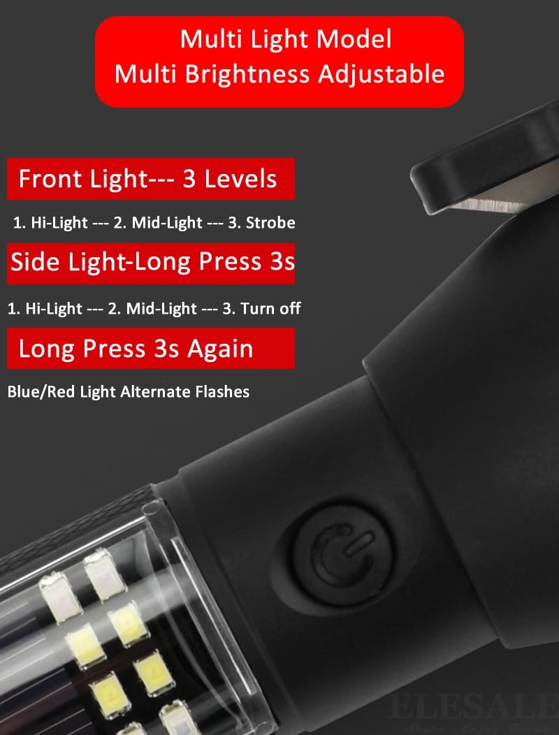 Buvala™-💥9-In-1 Solar Power Multi-Function Tactical Flashlight💥-BUY 2 FREE SHIPPING