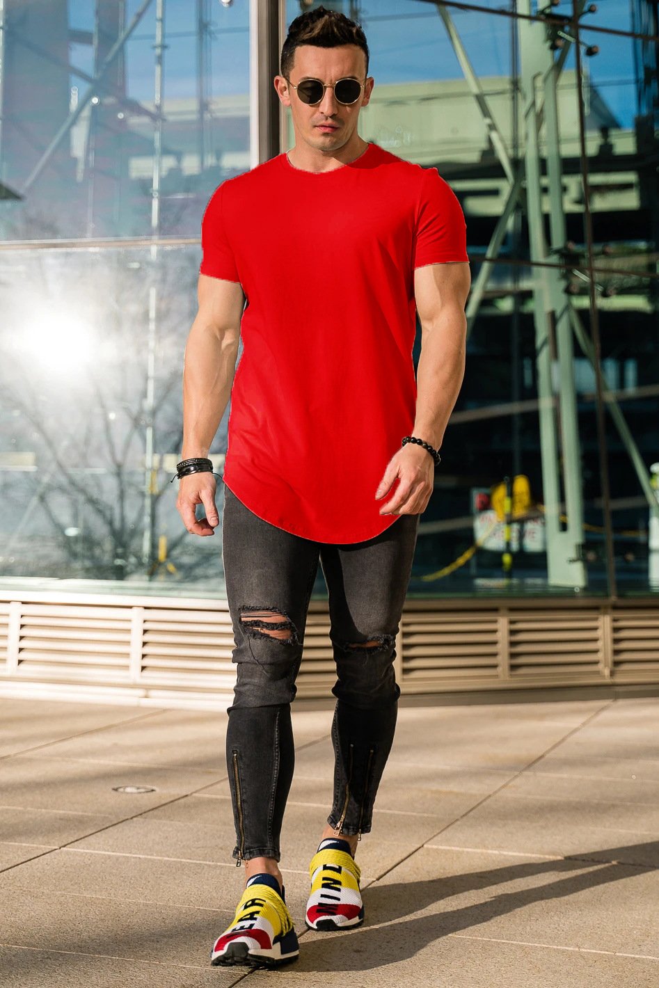 Buvala™-ESSENTIAL DROP-CUT T-SHIRT