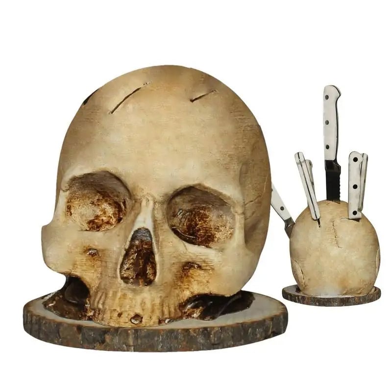 Buvala™-Gothic Skull Knife Holder