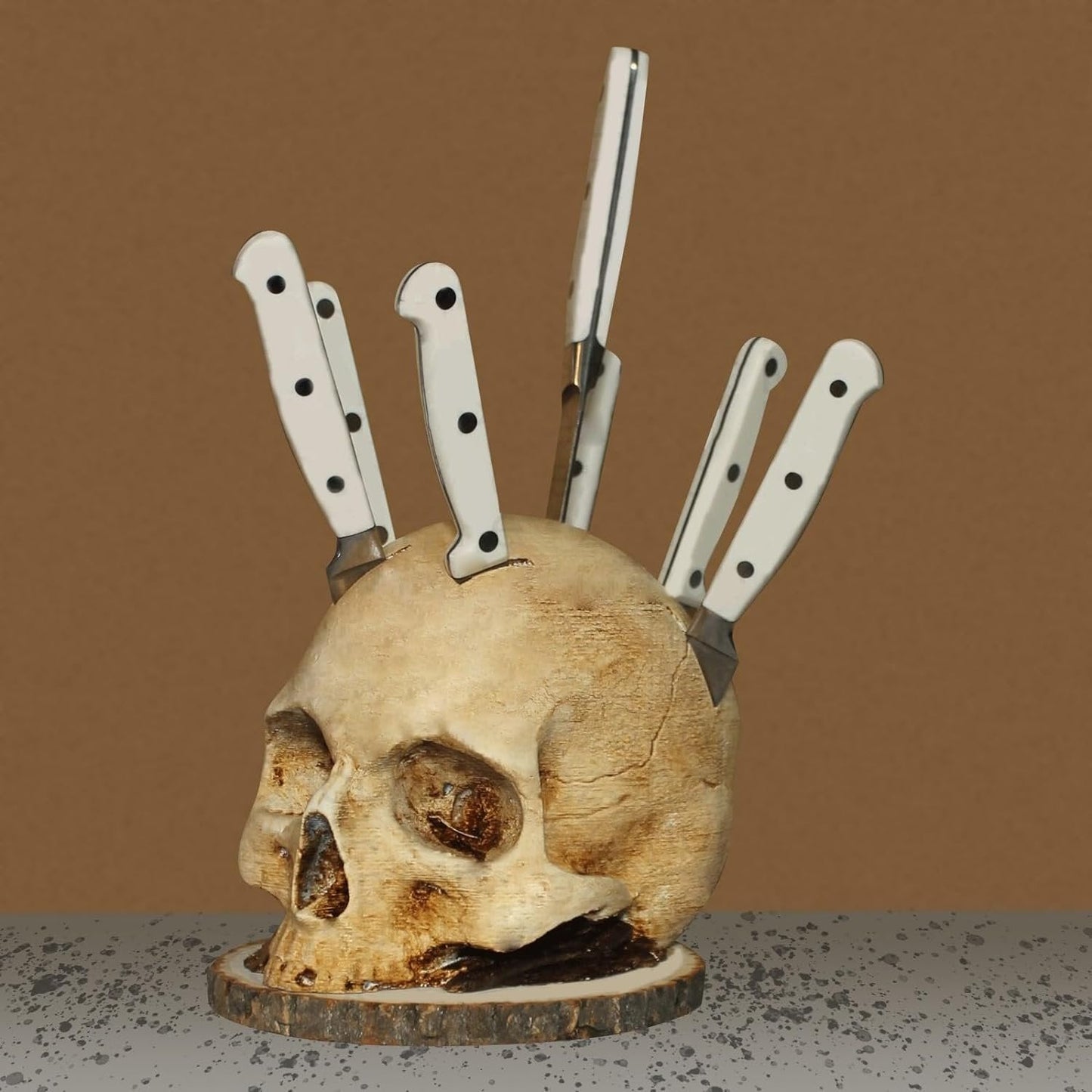 Buvala™-Gothic Skull Knife Holder