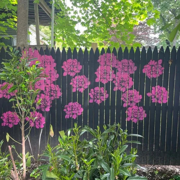 Buvala™-🔥DIY decoration🌻-Garden Fence Large Flower Stencils