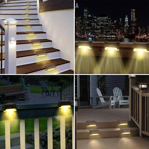 Buvala™-LED Solar Lamp Path Staircase Outdoor Waterproof Wall Light🔥BUY MORE SAVE MORE