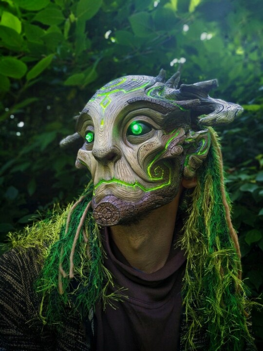 Buvala™-Green Man Forest Spirit Mask Costume Accessories Masks