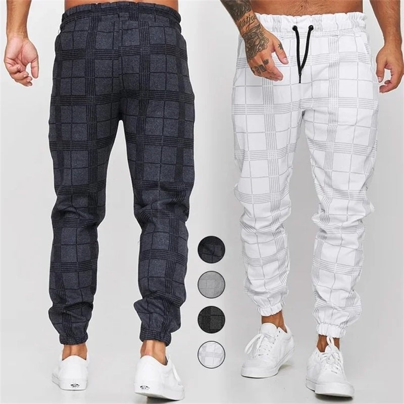 Buvala™-Men's Plaid Casual Pants