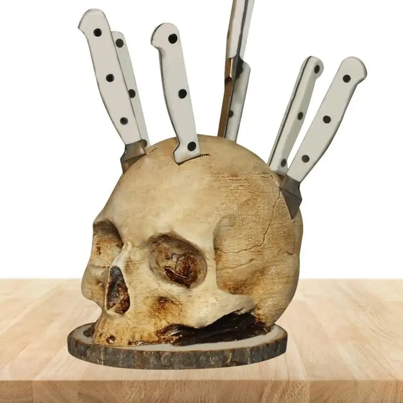 Buvala™-Gothic Skull Knife Holder