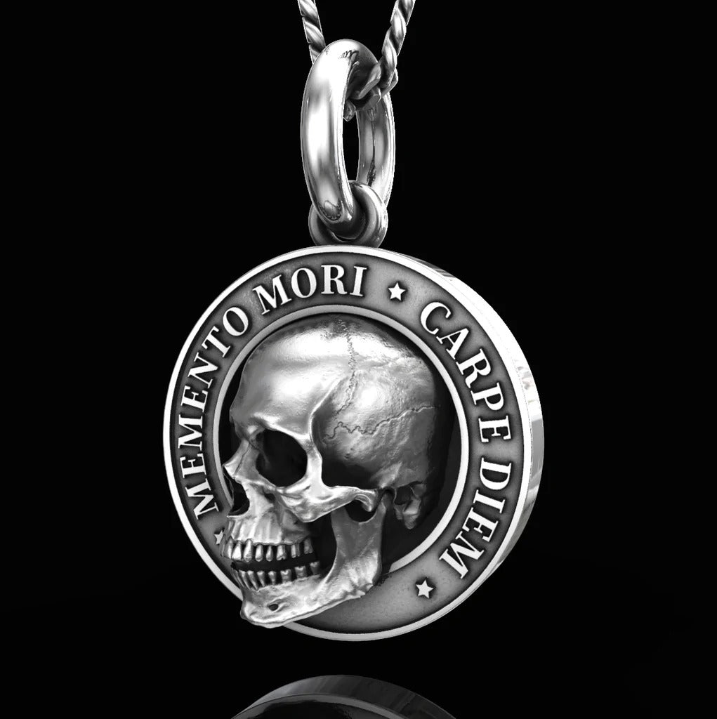 Buvala™-🍀 MEMENTO MORI SKULL PENDANT