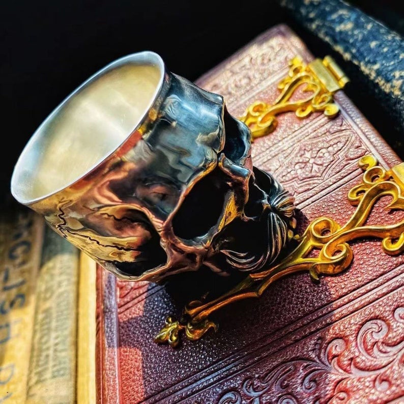 Buvala™-Holy Grail of life - Handmade Silver Wine Cup