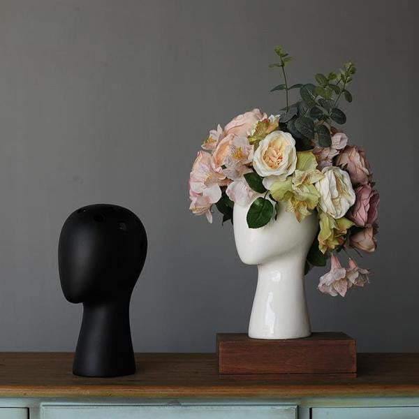 Buvala™-Head Shaped Flower Vase