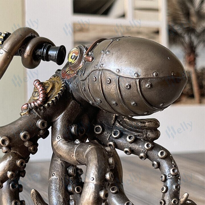 Buvala™-Steampunk Seabed Hiker Octopus Statue Decor