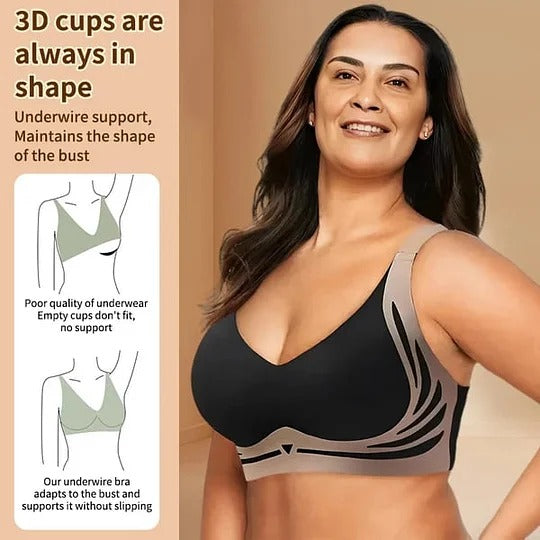 Buvala™-Super gather bra | Wireless Push-up Bra👍No more sagging breasts