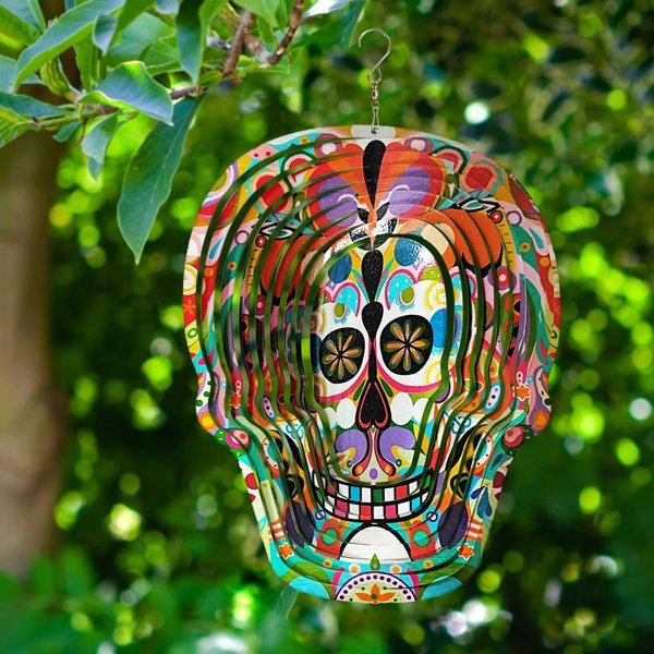 Buvala™-Sugar Skull Wind Spinners