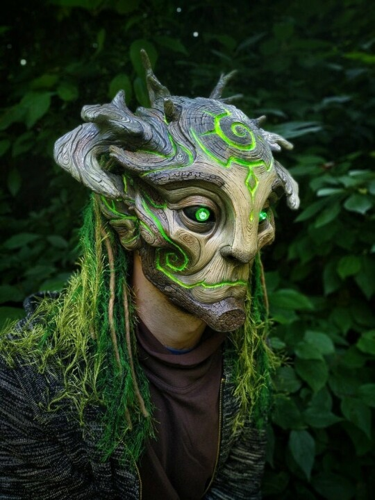 Buvala™-Green Man Forest Spirit Mask Costume Accessories Masks