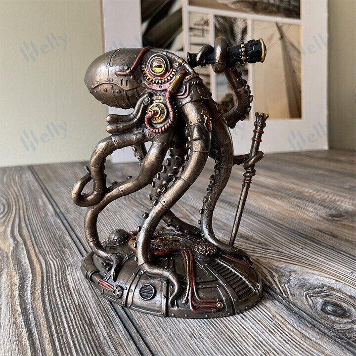 Buvala™-Steampunk Seabed Hiker Octopus Statue Decor