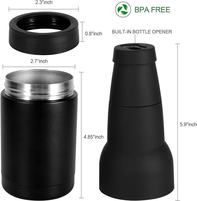 Buvala™-Beer Bottle and Can Cooler with Beer Opener