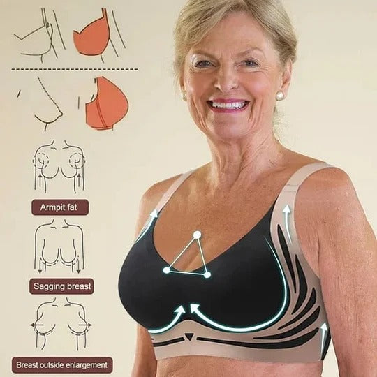 Buvala™-Super gather bra | Wireless Push-up Bra👍No more sagging breasts