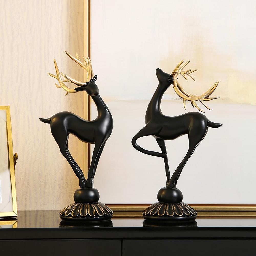 Buvala™-Handmade Golden Deer Animal Figurine