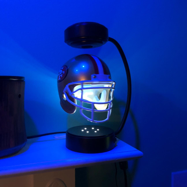 Buvala™-NFL Rotating Levitating Hover Helmet With LED Lighting & Hover Football With Bluetooth Speaker