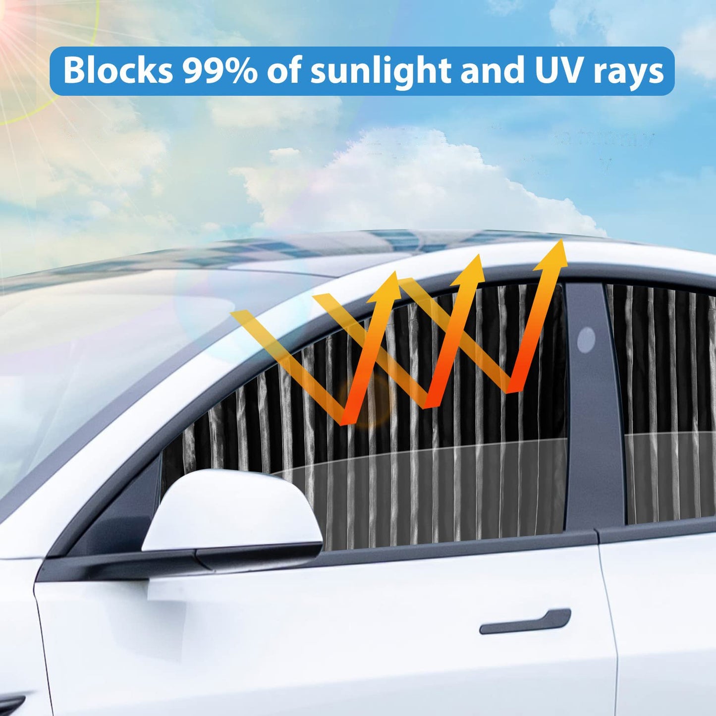 Buvala™-🔥Universal Fit Magnetic Car Side Window Privacy Sunshade