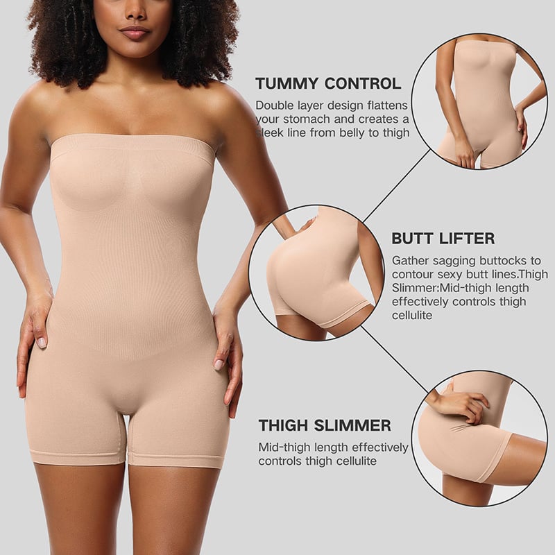 Buvala™-Bodysuit Shapewear with Removable Strap